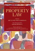 Bram Akkermans, Sjef van Erp, Sjef Van Akkermans Erp, Sjef van Erp, Sjef Akkermans Van Erp, Bram Akkermans... - Cases, Materials and Text on Property Law