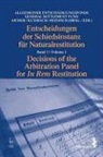 Josef Kussbach Aicher, Josef Aicher, Erich Kussbach, August Reinisch, August (University of Vienna) Reinisch - Decisions of the Arbitral Panel for in Rem Restitution