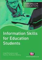 Heather Mcbryde-Wilding, McBryde-Wilding Heather, Lloyd Richardson, Lloyd Mcbryde-Wilding Richardson, Richardson Lloyd - Information Skills for Education Students