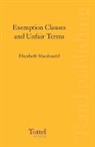 Elizabeth MacDonald - Exemption Clauses and Unfair Terms
