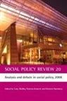 Patricia Kennett, Dr. Tony Maltby, Tony Maltby, Kirstein Rummery - Social Policy Review 20