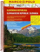 Collectif - Marco Polo Reiseatlanten: République slovaque 1:200'000