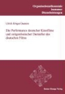 Ulrich G Daamen, Ulrich Gregor Daamen - Die Performance deutscher Kinofilme und zeitgenössischer Darsteller des deutschen Films