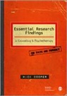 Mick Cooper, Cooper Mick - Essential Research Findings in Counselling and Psychotherapy
