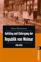 Mommsen, Hans Mommsen - Aufstieg und Untergang der Republik von Weimar