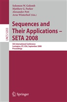 Matthe G Parker, Matthew G Parker, Solomon W. Golomb, Matthew G. Parker, Alexander Pott, Alexander Pott et al... - Sequences and Their Applications - SETA 2008