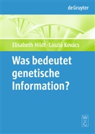 Eve-Marie Engels, Elisabeth Hildt, László Kovács, Hild, Elisabet Hildt, Elisabeth Hildt... - Was bedeutet "genetische Information"?