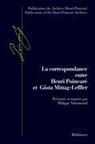 Philipp Nabonnand, Philippe Nabonnand - La Correspondance entre Henri Poincaré et Gösta Mittag-Leffler