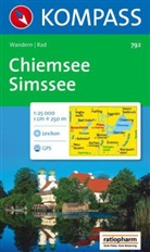 Kompass Karten: Kompass Karte Chiemsee, Simssee