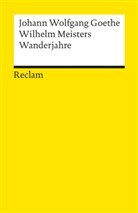 Johann Wolfgang von Goethe, Ehrhard Bahr - Wilhelm Meisters Wanderjahre oder Die Entsagenden. Textausgabe mit Anmerkungen/Worterklärungen, Literaturhinweisen und Nachwort