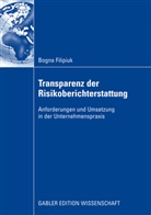 Bogna Filipiuk - Transparenz der Risikoberichterstattung