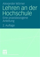 Alexander WÃ¶rner, Alexander Wörner - Lehren an der Hochschule