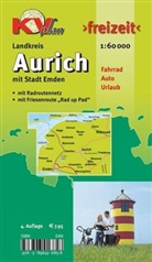 KVplan-Freizeit-Reihe: KVplan Freizeit Landkreis Aurich mit Stadt Emden