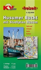 KVplan-Freizeit-Reihe: KVplan Freizeit Husumer Bucht mit Stadtplan Husum