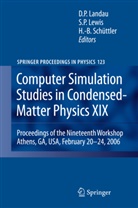 D. P. Landau, D.P. Landau, David P. Landau, S. P. Lewis, S.P. Lewis, Steven P. Lewis... - Computer Simulation Studies in Condensed-Matter Physics XIX