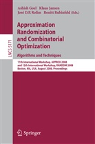 Ashish Goel, Klau Jansen, Klaus Jansen, José Rolim, José D. P. Rolim, José Rolim et al... - Approximation, Randomization and Combinatorial Optimization. Algorithms and Techniques