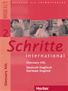 Jeanni Sanke, Jeannie Sanke - Schritte international - Deutsch als Fremdsprache - 2: Glossary XXL Deutsch-Englisch - German-English
