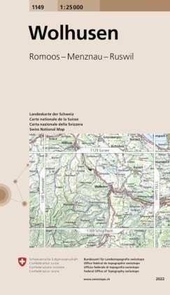 Bundesamt für Landestopografie swisstopo, Bundesam für Landestopografie swisstopo, Bundesamt für Landestopografie swisstopo - Wolhusen - Romoos - Menznau - Ruswil