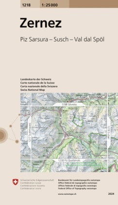 Bundesam für Landestopografie swisstopo, Bundesamt für Landestopografie swisstopo - Zernez - Piz Sarsura - Susch - Val dal Spöl
