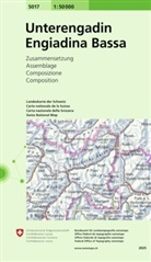 Bundesam für Landestopografie swisstopo, Bundesamt für Landestopografie swisstopo - Landeskarte der Schweiz: Unterengadin Engiadina Basse