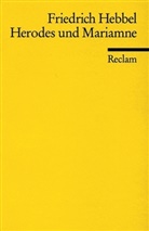Friedrich Hebbel - Herodes und Mariamne