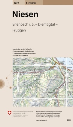 Bundesamt für Landestopografie swisstopo,  Bundesamt für Landestopografie swisstopo, Bundesam für Landestopografie swisstopo, Bundesamt für Landestopografie swisstopo - Niesen - Erlenbach i.S. - Diemtigtal - Frutigen