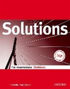 Paul A Davies, Paul A. Davies, Tim Falla - Solutions - Pre-Intermediate: Solutions Pre-Intermediate Workbook