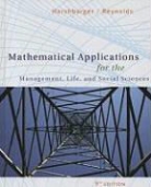 Ronald J. Harshbarger, Ronald J. Reynolds Harshbarger, James J. Reynolds - Mathematical Applications for the Management, Life, and Social Science