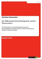 Christian Schumacher - Die Millenniums-Entwicklungsziele und der Wassersektor