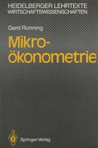 Gerd Ronning - Mikro-ökonometrie