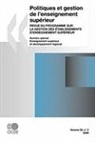 Oecd Publishing, Publishing Oecd Publishing - Politiques Et Gestion de L'Enseignement Superieur, Volume 20 No.2: Revue Du Programme Sur La Gestion Des Etablissements D'Enseignement Superieur -- Nu