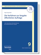 Birgit Topp-Blatt, Rainer Schröder - Die Verfahren zur Vergabe öffentlicher Aufträge