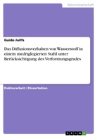Guido Juilfs - Das Diffusionsverhalten von Wasserstoff in einem niedriglegierten Stahl unter Berücksichtigung des Verformungsgrades
