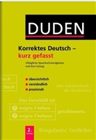 Dudenredaktion - Duden, Korrektes Deutsch - kurz gefasst