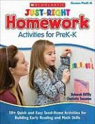 Deborah Diffily, Deborah/ Sassman Diffily, Charlotte Sassman - Just-right Homework Activities for Prek-k