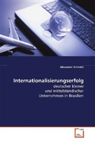Alexander Schmidt, Schmidt Alexander - Internationalisierungserfolg deutscher kleiner und mittelständischer Unternehmen in Brasilien
