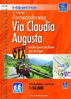 Ch. Tschaikner, Christoph Tschaikner, Roland Esterbauer - Hikeline Wanderführer Fernwanderweg Via Claudia Augusta