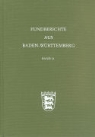 Landesdenkmalamt Baden-Württemberg - Fundberichte aus Baden-Württemberg