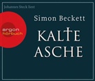 Simon Beckett, Johannes Steck - Kalte Asche, 6 Audio-CDs (Hörbuch)