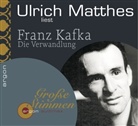 Franz Kafka, Ulrich Matthes - Ulrich Matthes liest Kafka, Die Verwandlung, 2 Audio-CDs (Hörbuch)