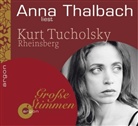 Kurt Tucholsky, Anna Thalbach - Anna Thalbach liest Tucholsky, Rheinsberg, 2 Audio-CDs (Audio book)