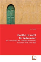 Jens Schütz, Schütz Jens - Goethe ist nicht für Jedermann