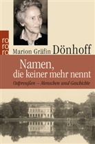 Marion Dönhoff, Marion (Gräfin) Dönhoff, Marion Gräfin Dönhoff - Namen, die keiner mehr nennt