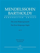 Felix Mendelssohn Bartholdy, John M. Cooper, John Michael Cooper - Die erste Walpurgisnacht op.60, Klavierauszug