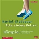 Glattauer Daniel, Christine Grän, Monica Bleibtreu, Michael Dangl, Eva Herzig - Alle sieben Wellen, 2 Audio-CDs (Audiolibro)