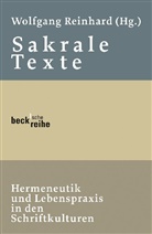 Wolfgang Reinhard, Wolfgan Reinhard, Wolfgang Reinhard - Sakrale Texte