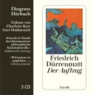 Friedrich Dürrenmatt, Gert Heidenreich, Charlotte Kerr, Charlotte Kerr Dürrenmatt - Der Auftrag, 3 Audio-CD (Hörbuch)