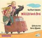 Burkhard Spinnen, Boris Aljinovic - Müller hoch Drei, 4 Audio-CDs (Hörbuch)