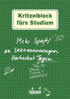Domzalsk, Oliver Domzalski, Hahn, Haubne, Antj Haubner, Christiane Hahn - Kritzelblock füs Studium