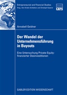 Annabell Geidner - Der Wandel der Unternehmensführung in Buyouts